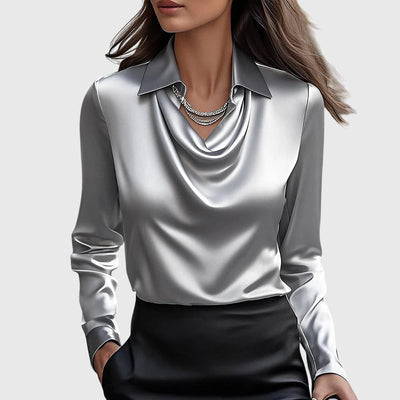 Sylvia | Shiny Blouse