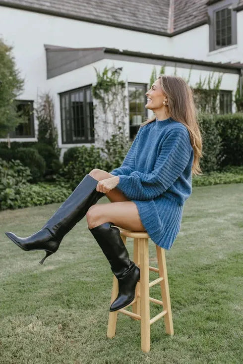 Elara | Pleated Sweater and Skirt