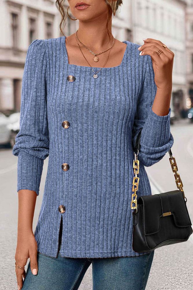 Valerie| Ribbed Knit Top