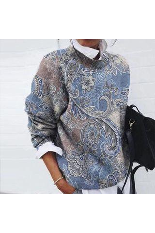 June | Printed Sweater