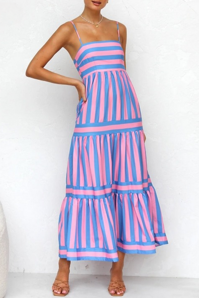 Xanthe | Striped Dress