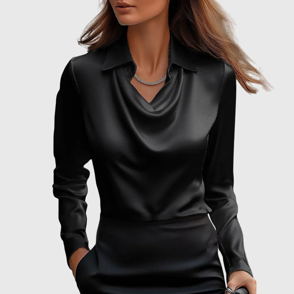 Sylvia | Shiny Blouse