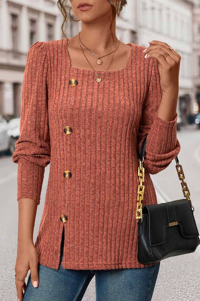 Valerie| Ribbed Knit Top