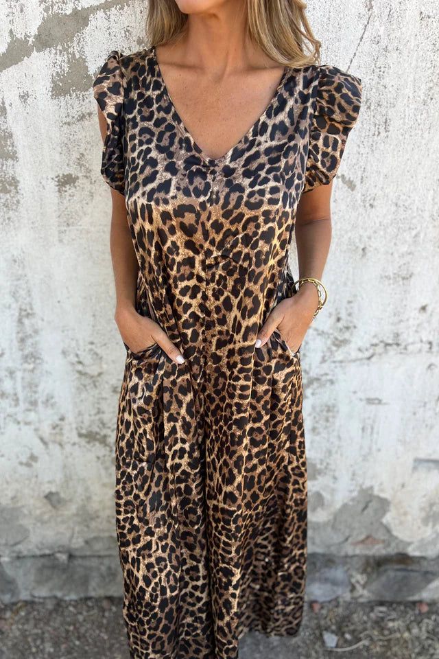 Dahlia | Leopard Jumpsuit
