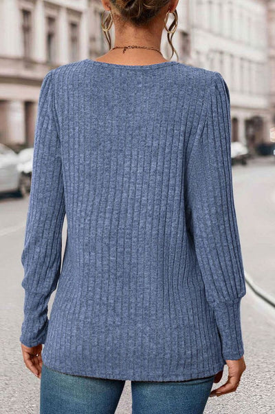 Valerie| Ribbed Knit Top