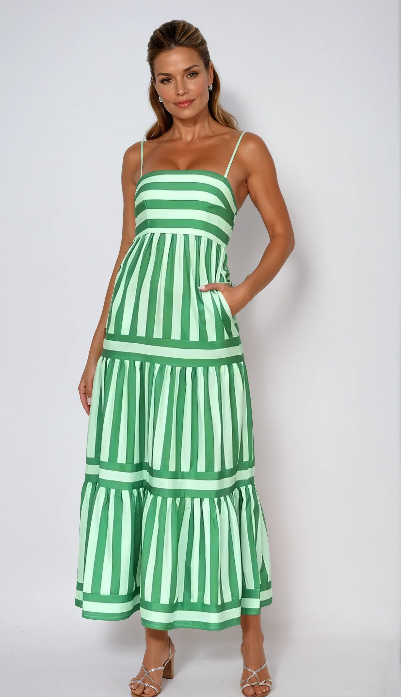 Xanthe | Striped Dress