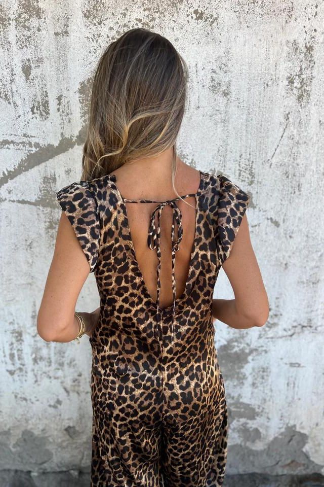 Dahlia | Leopard Jumpsuit