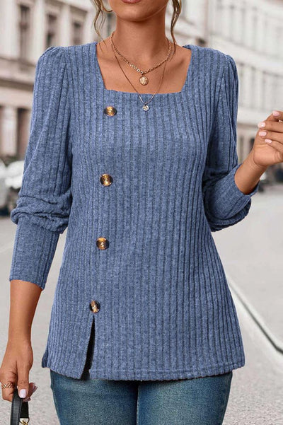 Valerie| Ribbed Knit Top