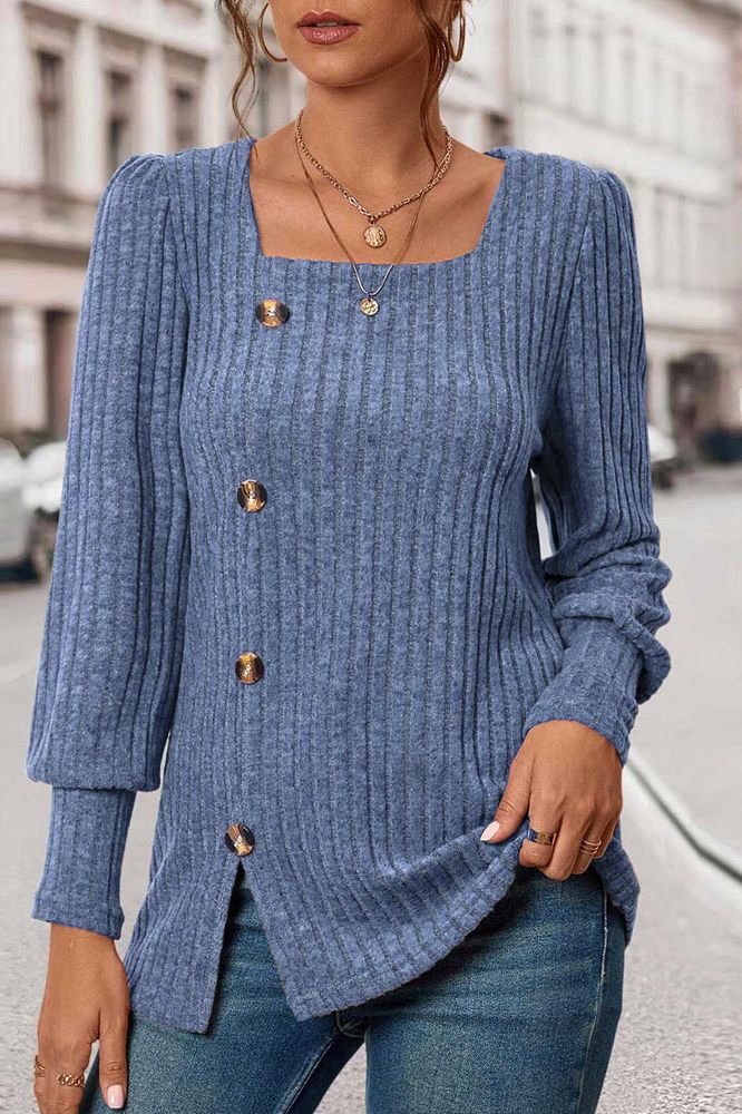 Valerie| Ribbed Knit Top