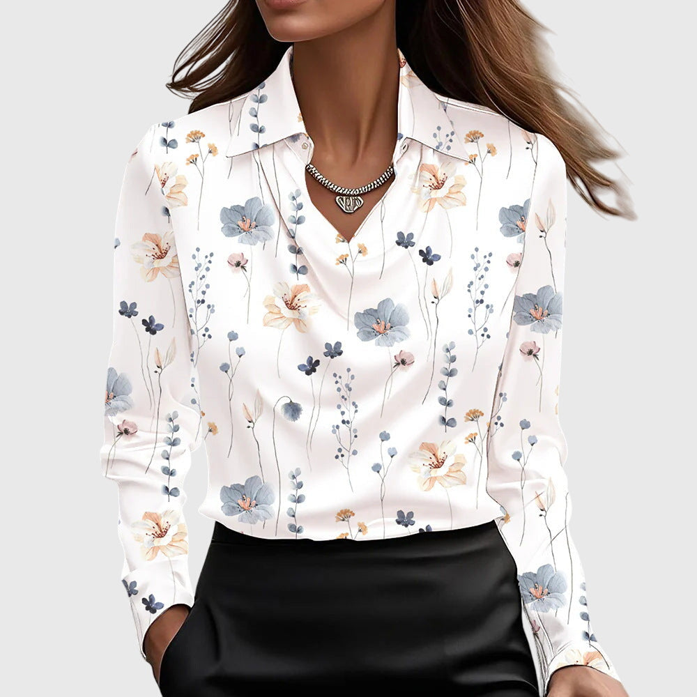 Sylvia | Shiny Blouse