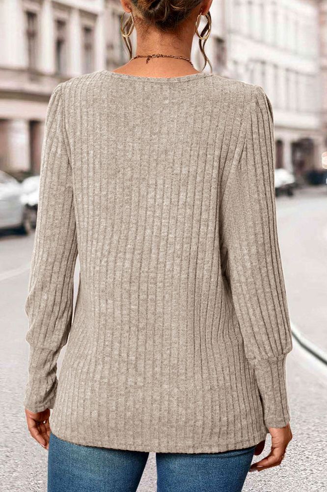 Valerie| Ribbed Knit Top