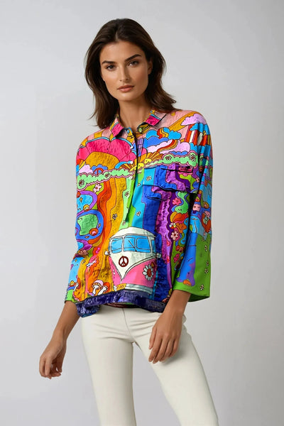 Tahlia | Retro Blouse