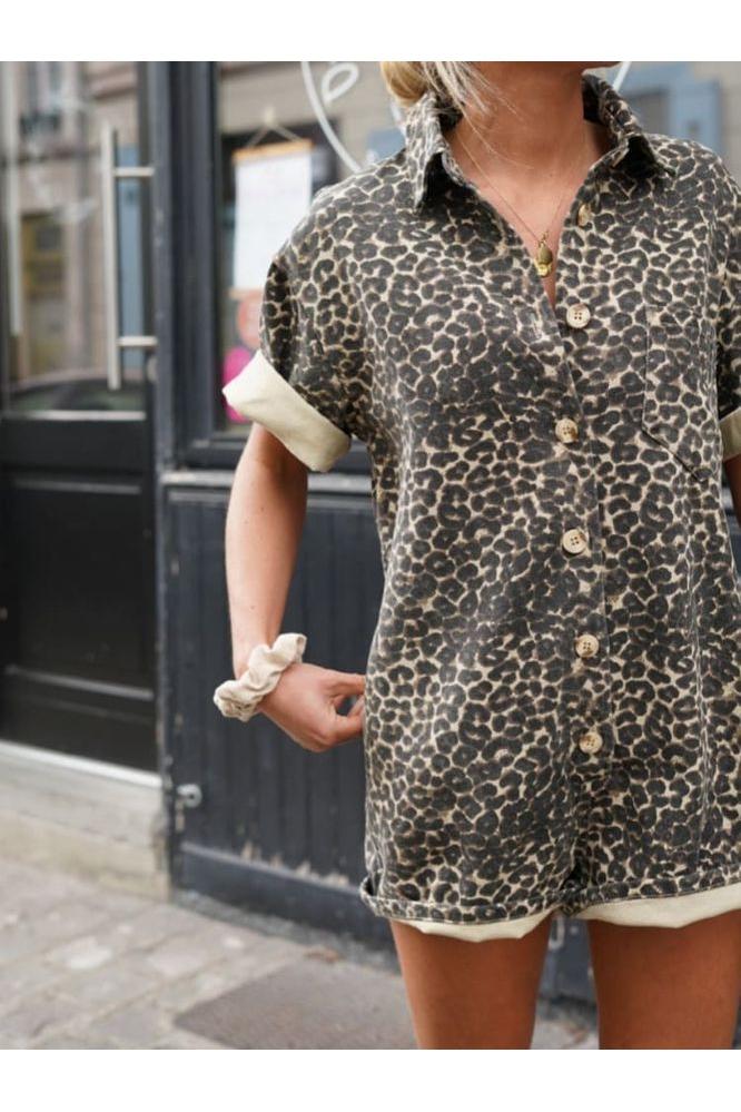 Mila | Cheetah Romper