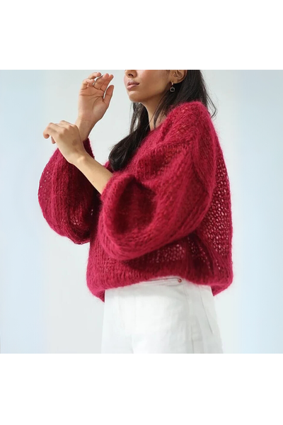 Gabi | Mesh Sweater