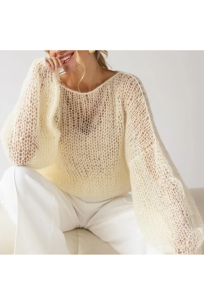 Gabi | Mesh Sweater