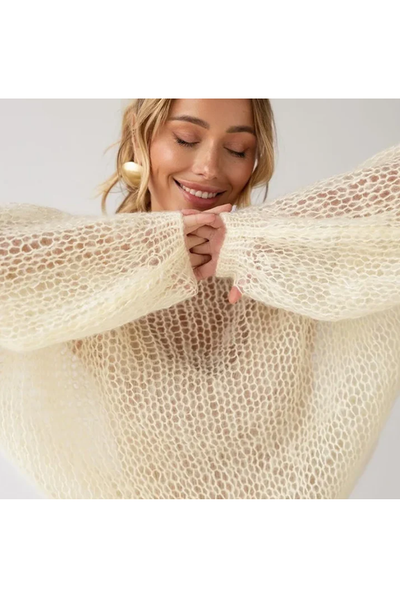 Gabi | Mesh Sweater