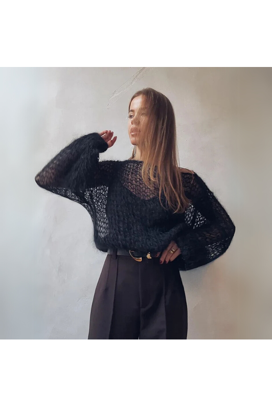 Gabi | Mesh Sweater