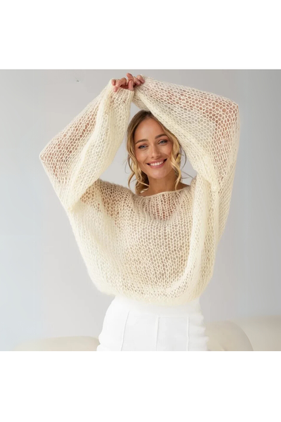Gabi | Mesh Sweater