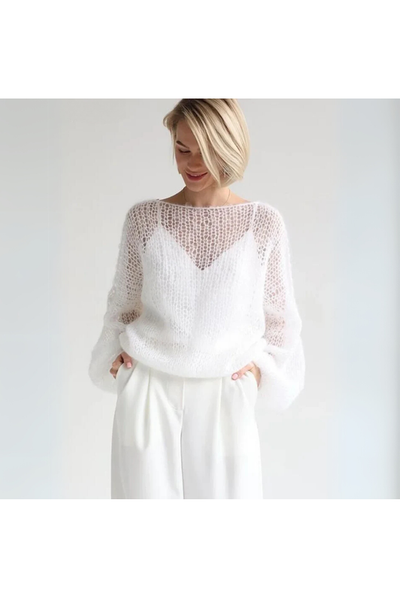 Gabi | Mesh Sweater