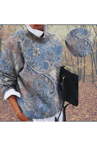 June | Printed Sweater