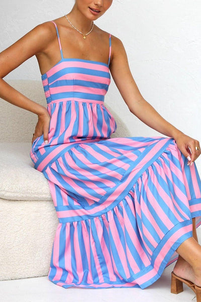 Xanthe | Striped Dress