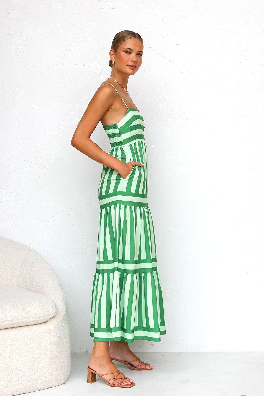 Xanthe | Striped Dress