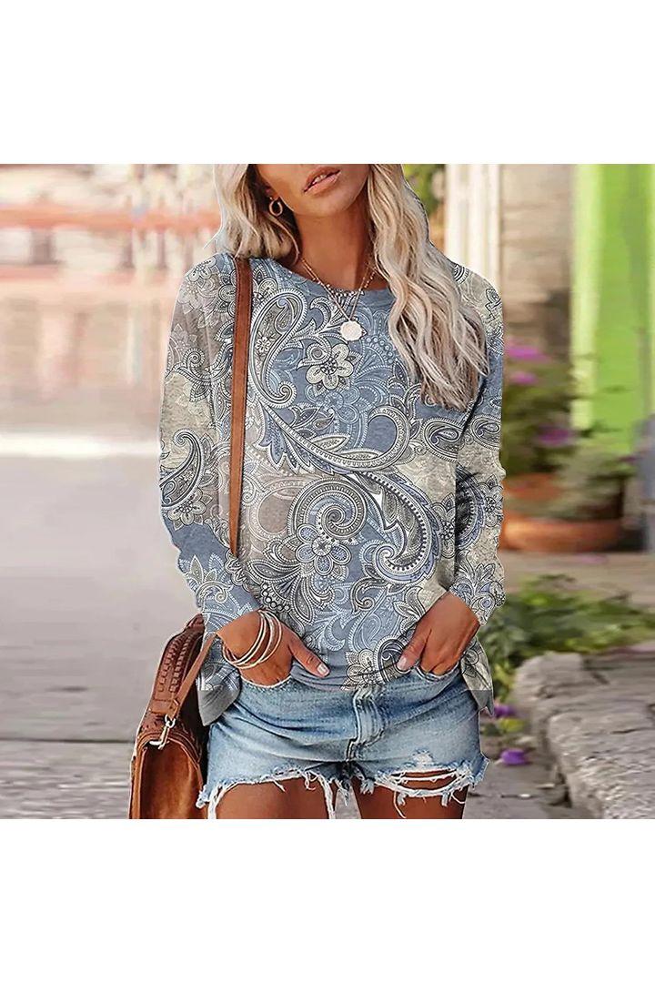 June | Printed Sweater