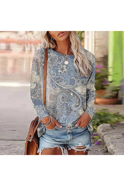 June | Printed Sweater