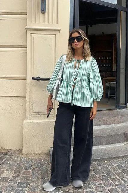 Camille | Tie-Front Blouse