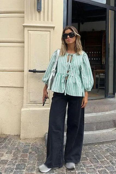 Camille | Tie-Front Blouse