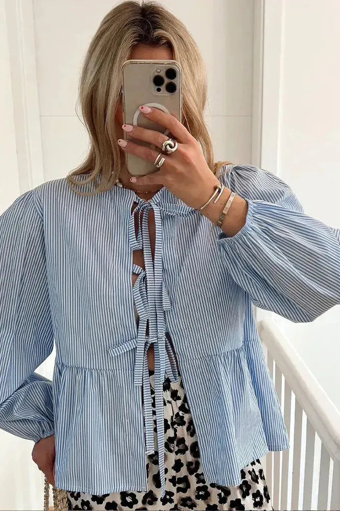 Camille | Tie-Front Blouse