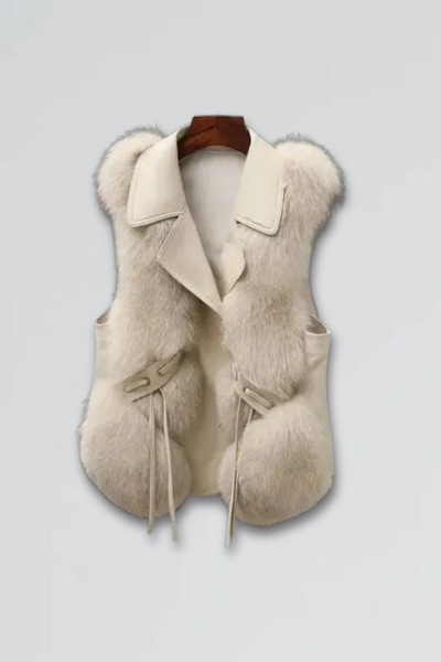 Thalia | Fur Vest Coat