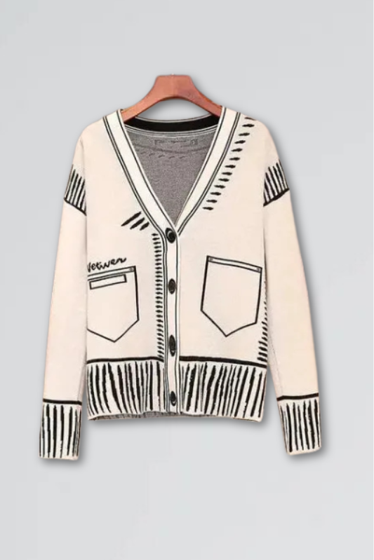 Elza | Graffiato Cardigan