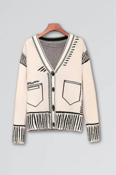 Elza | Graffiato Cardigan