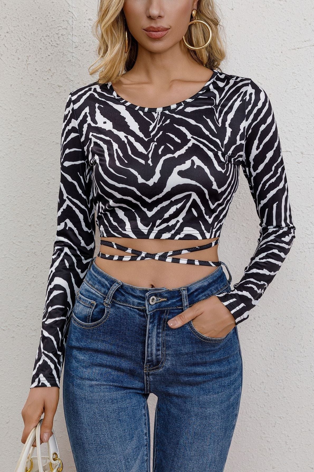 Cassandra | Zebra Top