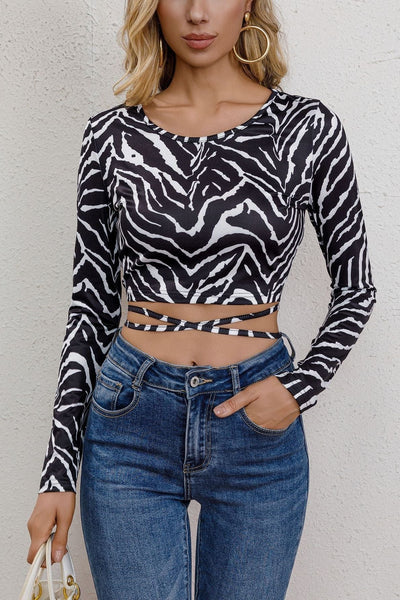 Cassandra | Zebra Top