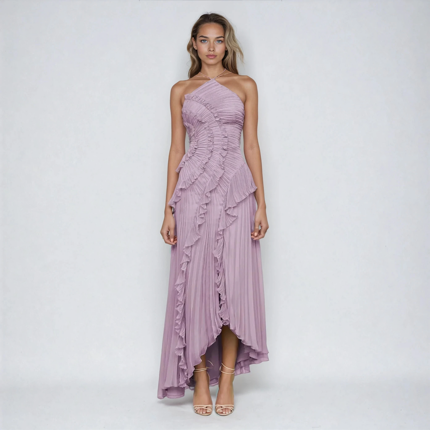 Celestine | Elegant Ruffle Gown
