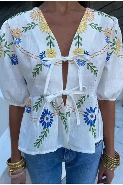 Bella | Embroidered Blouse