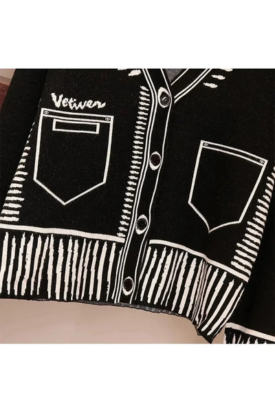 Elza | Graffiato Cardigan