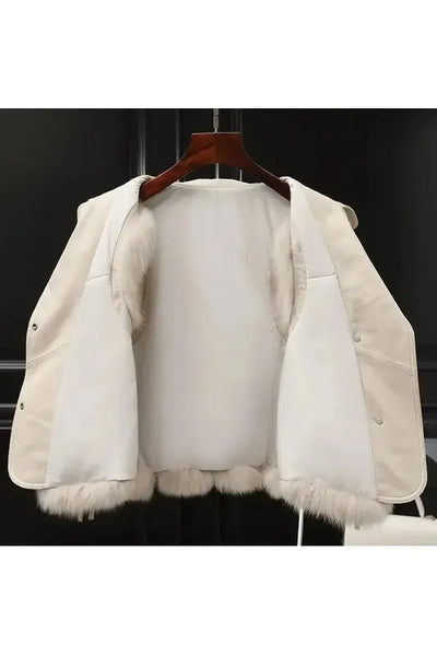 Thalia | Fur Vest Coat