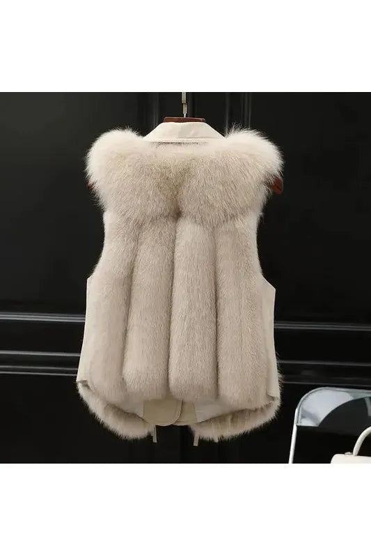 Thalia | Fur Vest Coat