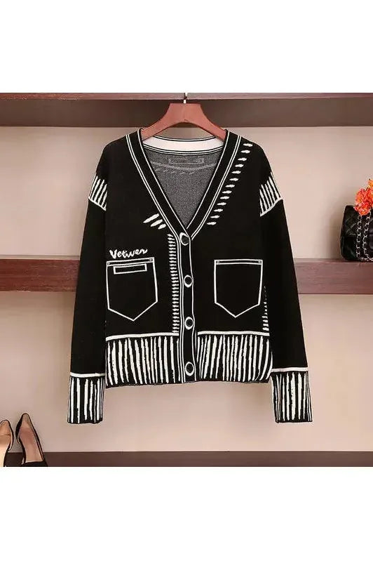 Elza | Graffiato Cardigan
