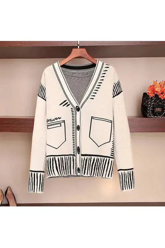 Elza | Graffiato Cardigan
