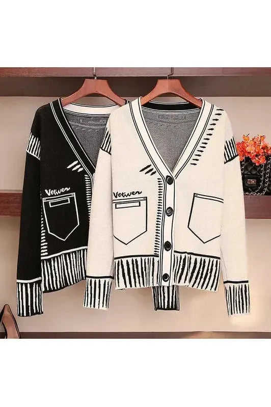 Elza | Graffiato Cardigan