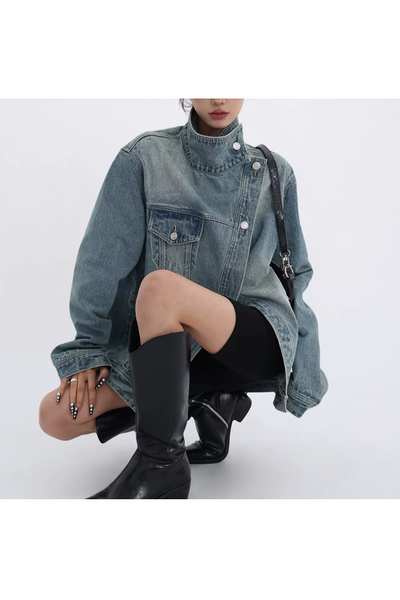 Livia | Oversized Denim Jacket
