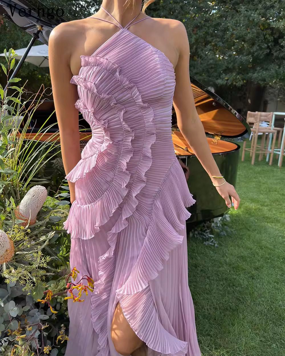 Celestine | Elegant Ruffle Gown