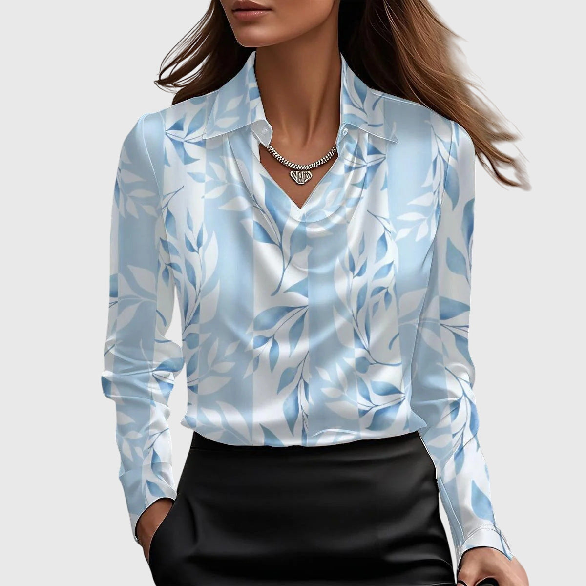 Sylvia | Shiny Blouse