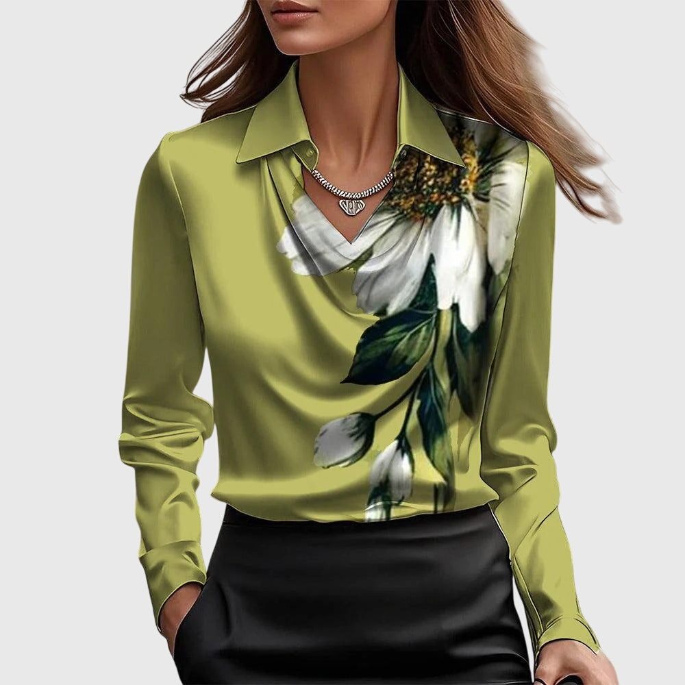Sylvia | Shiny Blouse