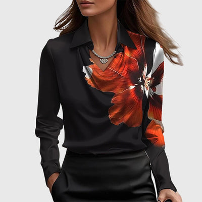 Sylvia | Shiny Blouse