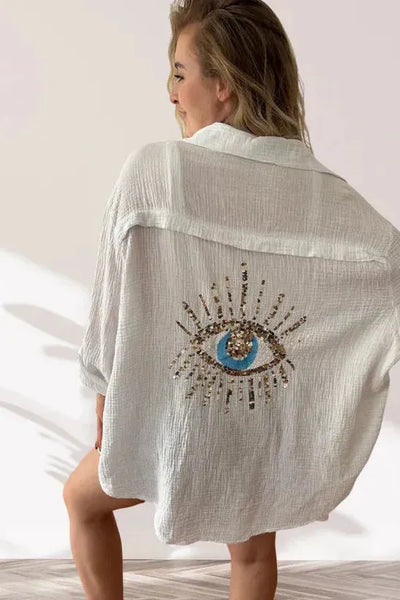 Mila | Crinkle Shirt